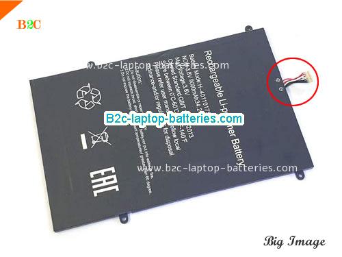 JUMPER PSB141C01BFH_WH_CIS Battery 8000mAh, 30.4Wh  3.8V Black Li-Polymer