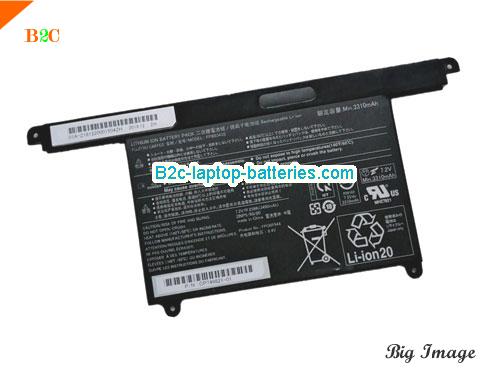 FUJITSU LIFEBOOK U938/S Battery 3490mAh, 25Wh  7.2V Black Li-Polymer