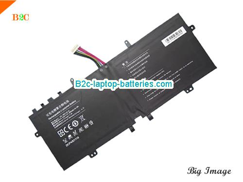 UTL UTL-3987118-2S Battery 6000mAh, 45.6Wh  7.6V Black Li-Polymer