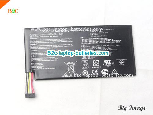 GOOGLE NEXUS 7 Table PC Battery 4270mAh, 16Wh  3.75V Black Li-Polymer