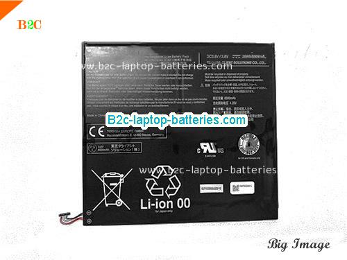 TOSHIBA 1ICP3/83/138-2 Battery 6500mAh, 26Wh  3.8V Black Li-Polymer