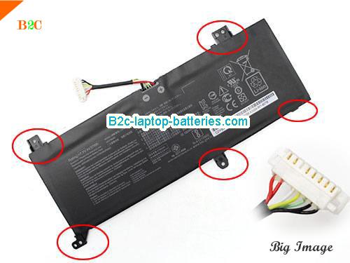 ASUS Vivobook S412DA-EK320T Battery 4850mAh, 37Ah 7.7V Black Li-Polymer