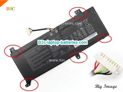 ASUS F412DA Battery 4850mAh, 37Ah 7.7V Black Li-Polymer