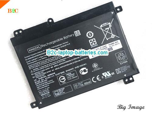 HP KN02XL Battery 4600mAh, 37Wh  7.4V Black Li-ion