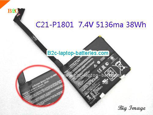 ASUS Transformer AIO P1802-B003Q Battery 5136mAh, 38Wh  7.4V Black Li-ion