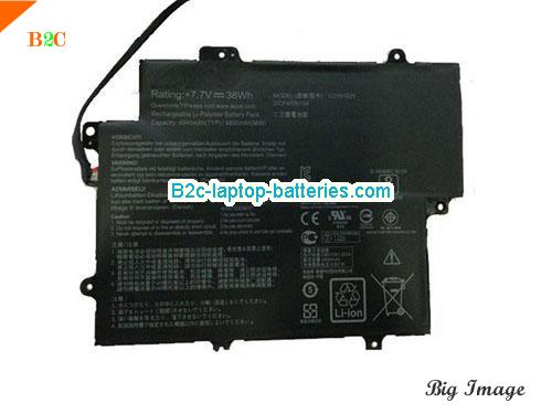 ASUS VivoBook Flip 12 TP203NA-BP029T Battery 4940mAh, 38Wh  7.7V Black Li-ion