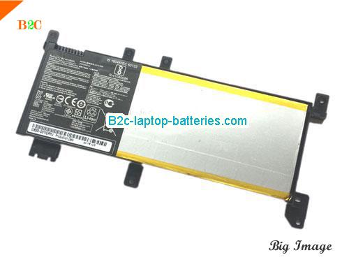 ASUS X442UQ-3G Battery 4840mAh, 48Wh  7.6V Black Li-Polymer
