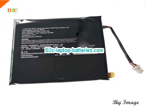 GETAC BP-GKO-21/2570 VKB Battery 2570mAh, 19.53Wh  7.6V Black Li-Polymer