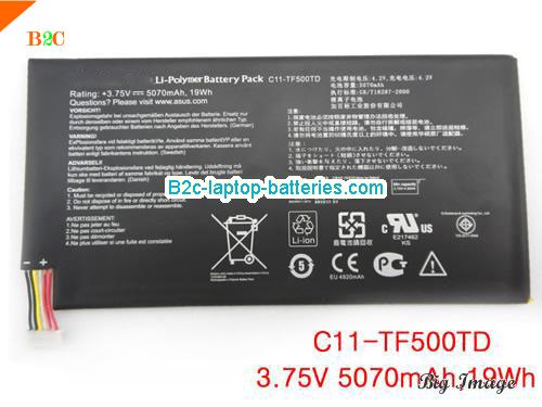 ASUS INFINITY Battery 5070mAh, 19Wh  3.75V Black Li-ion