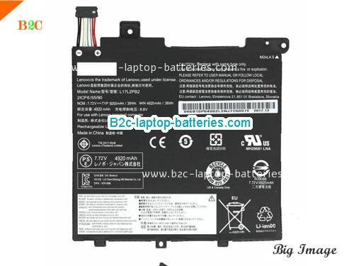 LENOVO IdeaPad 320-15IKB-80XL00B6GE Battery 5055mAh, 39Wh  7.72V Black Li-Polymer