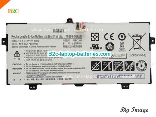 SAMSUNG NT900X5L-K716 Battery 5120mAh, 39Wh  7.7V White Li-ion