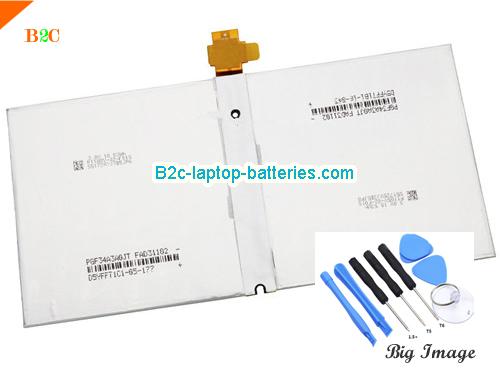 MICROSOFT Surface pro 4 1724 Battery 5087mAh, 38.2Wh  7.5V Sliver Li-ion