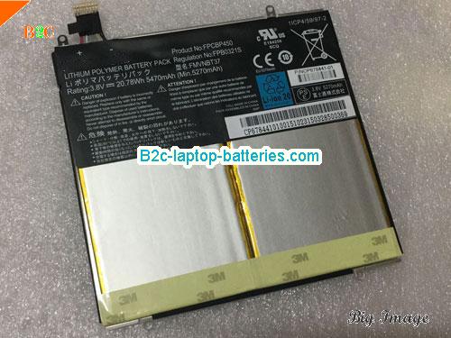 FUJITSU FPCBP450 Battery 5470mAh, 20.78Wh  3.8V Sliver Li-Polymer