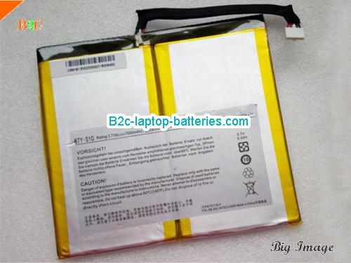 MSI BTYS1G Battery 7000mAh, 38.87Wh  3.7V Black Li-Polymer
