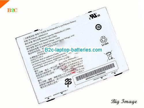 OTHER AMME4314 Battery 9660mAh, 37.19Wh  3.85V White Li-Polymer