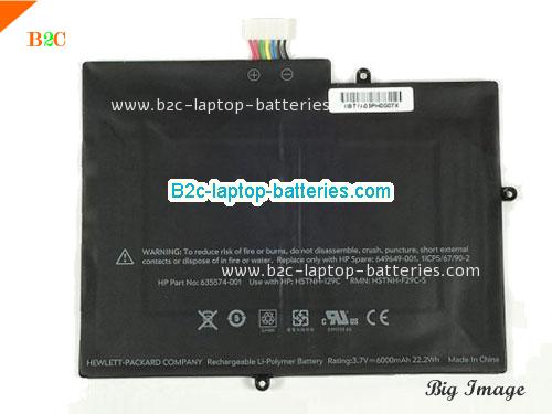 HP 649649-001 Battery 6000mAh 3.7V Black Li-ion