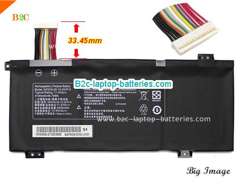 EVOO EG-LP4-BK Battery 4100mAh, 46.74Wh  11.4V Black Li-Polymer