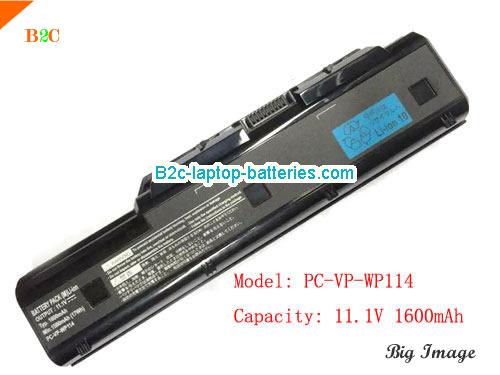 NEC PC VP WP114 Battery 1600mAh 11.1V Black Li-lion