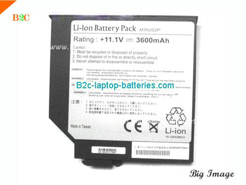 HAIER M3N3S2P Battery 3600mAh, 41Wh  11.1V Black Li-Polymer