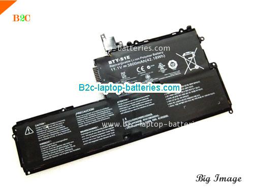 MSI BTY-S1E Battery 3800mAh, 42.18Wh  11.1V Black Li-ion