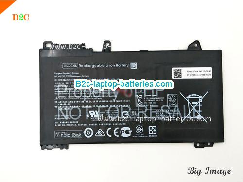 HP PROBOOK 430 G6-7XV99PP Battery 3900mAh, 45Wh  11.55V Black Li-Polymer