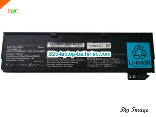 NEC VK23T/B-R Battery 2310mAh, 26Wh  11.4V Black Li-ion