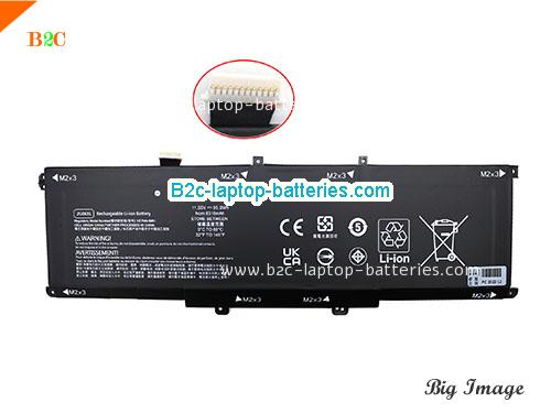 HP ZBook Studio G5 (4QH10EA) Battery 8310mAh, 95.9Wh  11.55V Black Li-Polymer