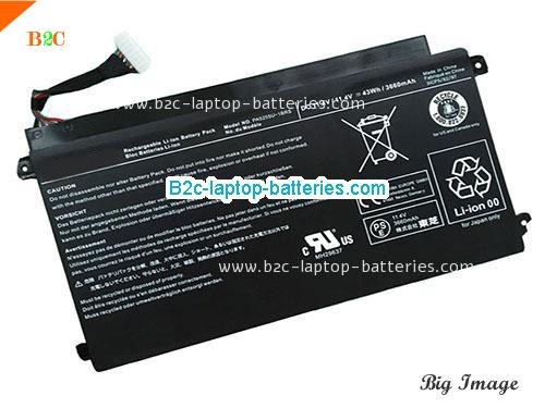 TOSHIBA PA5255U-1BRS Battery 3660mAh, 43Wh  11.4V Black Li-Polymer