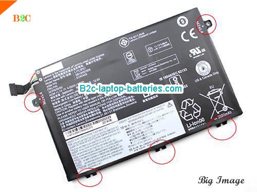LENOVO ThinkPad L480 20LS0025MC Battery 3880mAh, 45Wh , 4.05Ah 11.1V Black Li-Polymer