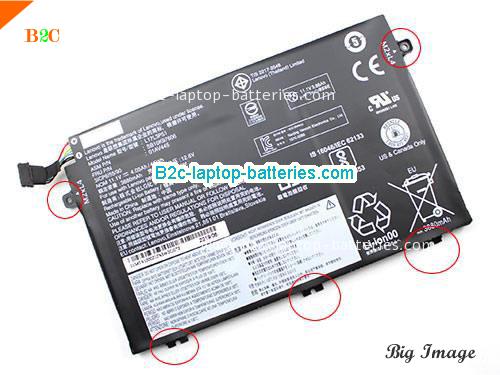 LENOVO ThinkPad E485(20KU000HCD) Battery 3880mAh, 45Wh , 4.05Ah 11.1V Black Li-Polymer