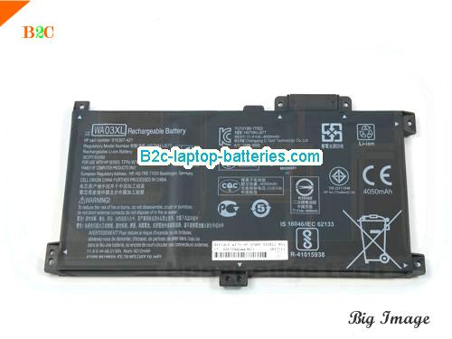 HP 916367-541 Battery 4212mAh, 48.01Wh  11.4V Black Li-Polymer