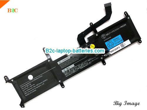 NEC PCVPBP128 Battery 3870mAh, 30Wh  7.68V Black Li-Polymer