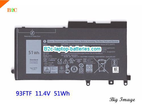DELL Latitude 5480 Battery 4254mAh, 51Wh  11.4V Black Li-ion