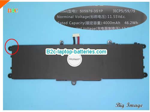 CHUWI 3ICP5/59/79 Battery 4000mAh, 46.2Wh  11.55V Black Li-ion