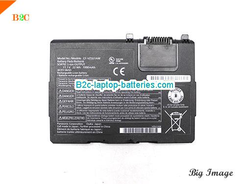 PANASONIC CFVZSU1AW Battery 1990mAh, 22Wh  11.1V Black Li-Polymer