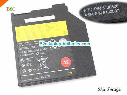 politik Lilla Skulle Ultrabay 51J0508 51J0507 Replacement Battery For Lenovo Thinkpad R400 R500  T61 T60p T400 T400s T500 51J0508, Li-ion Rechargeable Battery Packs
