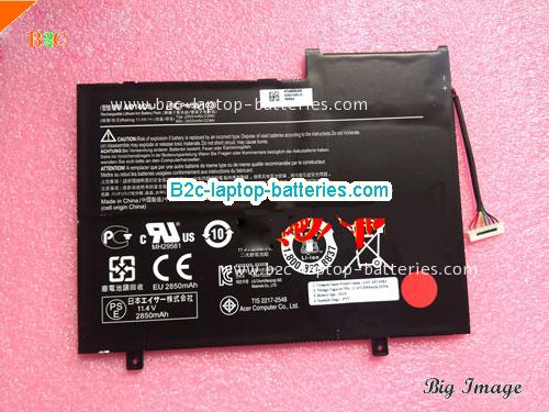 ACER Switch 11 SW5-171-82RL Battery 2850mAh, 32Wh  11.4V Black Li-Polymer