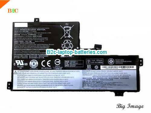 LENOVO L17C3PG0 Battery 3690mAh, 42Wh  11.4V Black Li-Polymer