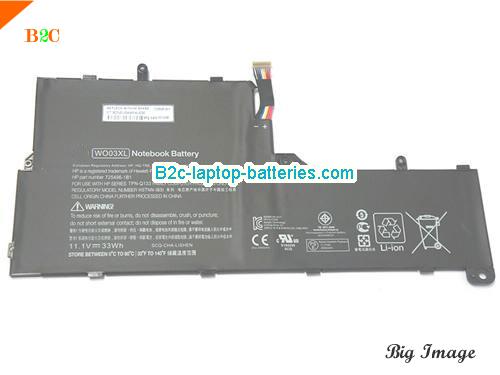 HP Split 13-M101EE Battery 33Wh 11.1V Black Li-ion