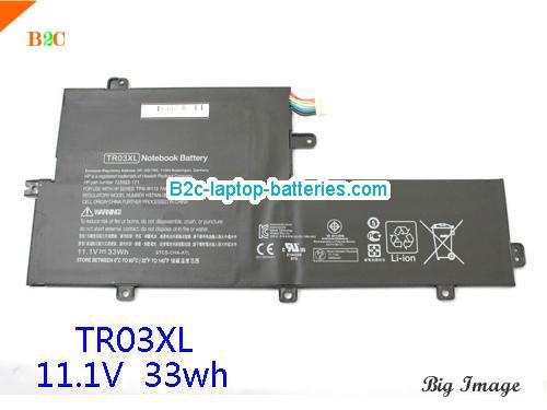 HP Split X2 13-g110dx Battery 33Wh 11.1V Black Lithium-ion