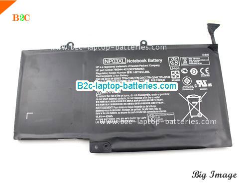 HP Pavilion 13-a000ns Battery 43Wh 11.4V Black Li-ion