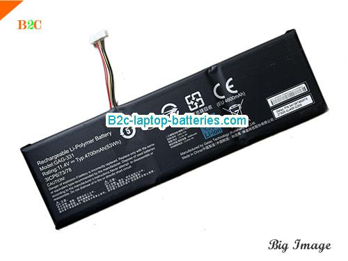 GETAC 3ICP6/73/78 Battery 4700mAh, 53Wh  11.4V Black Li-Polymer