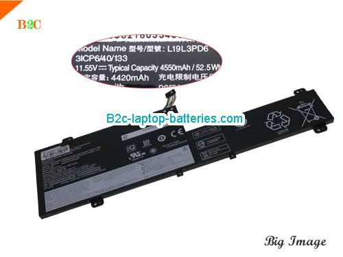 LENOVO L19C3PD6 Battery 4550mAh, 52.5Wh  11.55V Black Li-Polymer