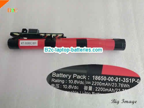 ACER 186500002043S1P1 Battery 2200mAh, 23.76Wh  10.8V Black Li-ion