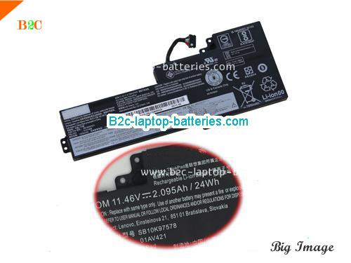 LENOVO THINKPAD T470 20-HE-SOSS207 Battery 24Wh, 2.095Ah 11.46V  Li-ion