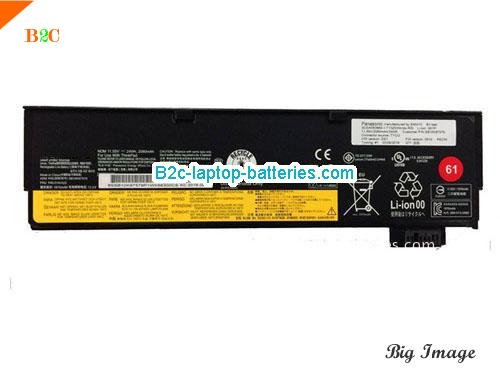 LENOVO T480 20L5-001KAU Battery 2110mAh, 24Wh  11.4V Black Li-ion