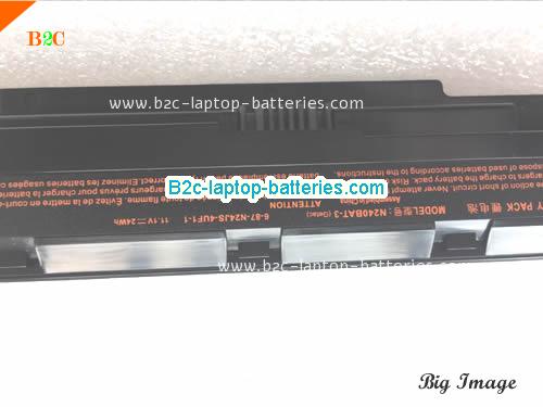 CLEVO 6-87-N24JS-42L2 Battery 24Wh 11.1V Black Li-ion