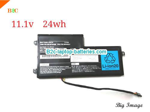 NEC ASM SB10F46469 Battery 2090mAh, 24Wh  11.1V Black Li-ion