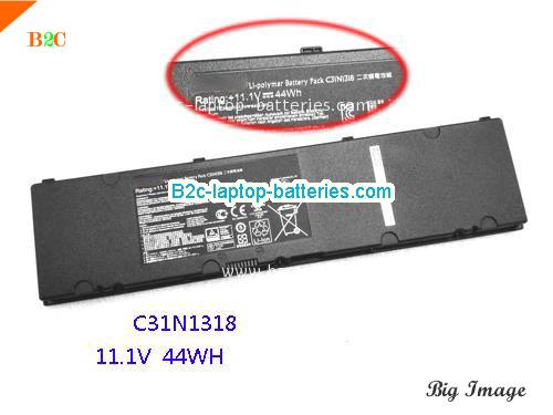 ASUS PU301LA-RO064G Battery 4000mAh, 44Wh  11.1V Black Li-ion