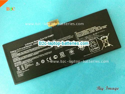 ASUS TF600T Battery 6760mAh, 25Wh  3.7V Balck Li-Polymer